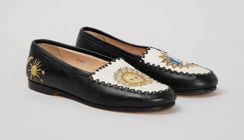 Sir Elton John |1990s Susan Bennis/Warren Edwards Leather Loafers