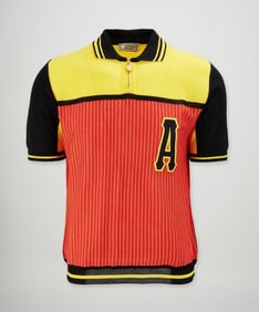 Sir Elton John | Gianni Versace 1990s Colorful Knit Shirt