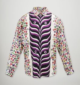 Lifetime Gianni Versace | Asian Inspired Print Shirt