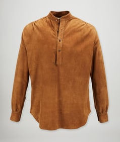 Saint Laurent | Spring 2019 Natural Suede Pullover Tunic