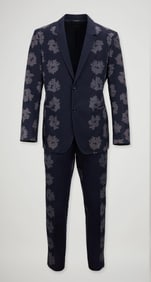 Calvin Klein Collection | Spring 2013 Navy Floral Suit