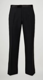 Viktor & Rolf | "Monsieur" Black Wool/Mohair Tuxedo Pants