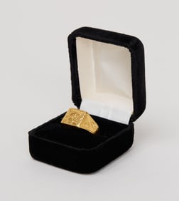 Andy Warhol | Personal Gold Signet Ring