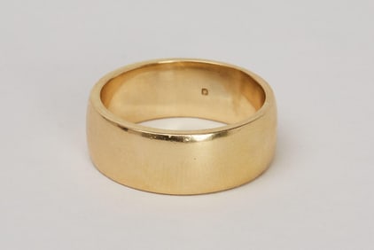High Karat Gold Ring Band
