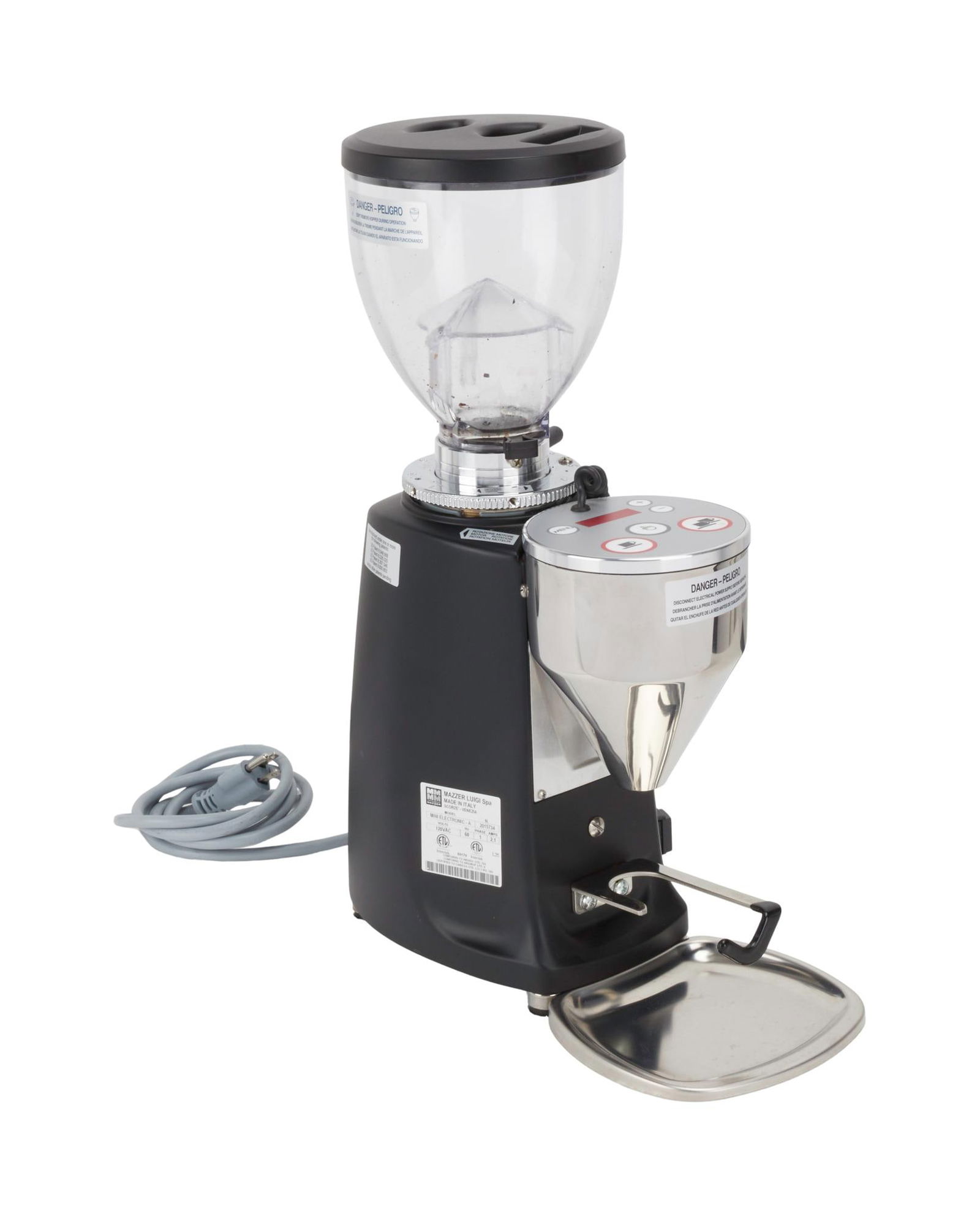 David Lynch | Mazzer Mini Electronic A Commercial Espresso Grinder (A): A top-of-the-line machine; made in Italy; used by Lynch on a daily basis as he truly loved his coffee! A top-of-the-line machine; made in Italy; used by Lynch on a daily basis as he truly loved his co
