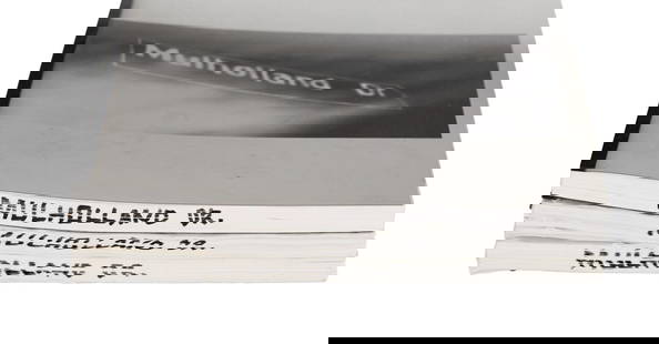 David Lynch | "Mulholland Drive" Scripts: A group of three scripts from the production of David's Lynch neo-noir, Mulholland Drive (Universal, 2001).The first script is 96 pages, dated 12/23/98, with "Mary"