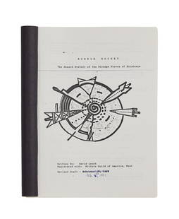 David Lynch | "Ronnie Rocket" Unfinished Film Screenplays, One Annotated: A group of 11 scripts from David Lynch's unfinished film project, Ronnie Rocket: The Absurd Mystery of the Strange Forces of Existence, one annotated.Two of the scripts are undated,