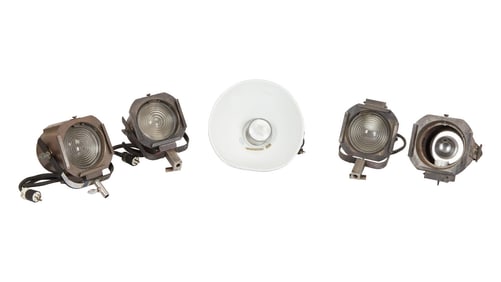 David Lynch | Five Vintage Stage Lights