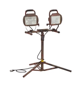 David Lynch | Dual Halogen Work Lights with Additional Lighting Equipment