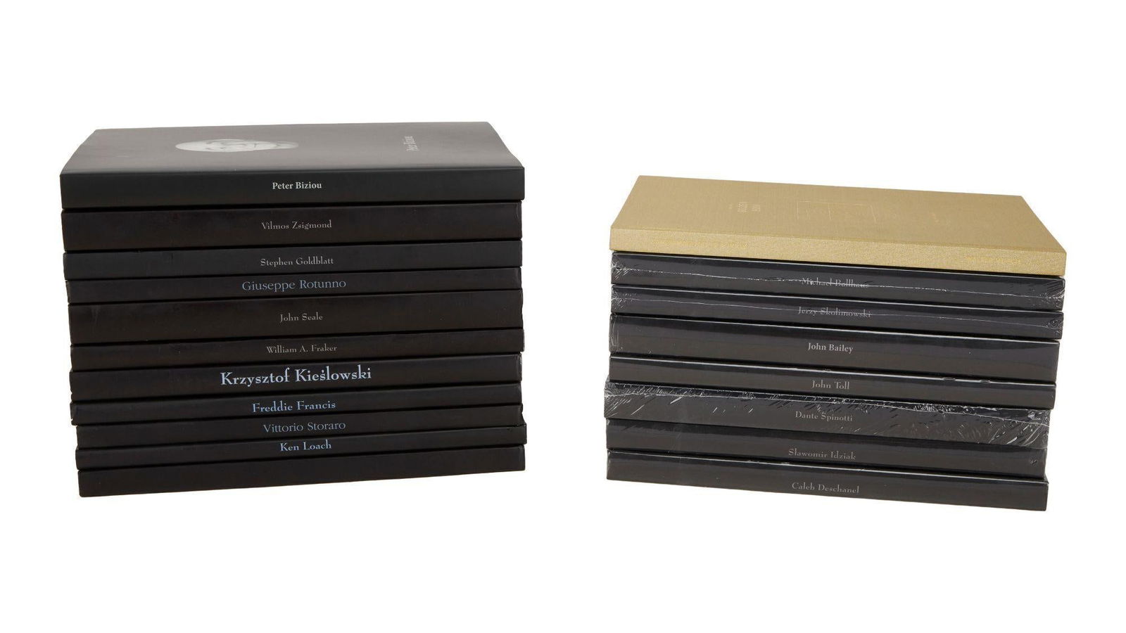 David Lynch | Camerimage Annual Volumes: A group of Camerimage Annuals from the personal home collection of David Lynch, bearing a "Studio David Lynch" stamp. The volumes cover various directors, such as: Peter Bizious, C