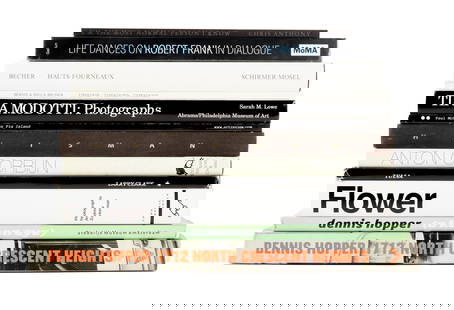 David Lynch | Photography Books (A): A group of books from the personal home collection of David Lynch, bearing a "Studio David Lynch" stamp.Includes works by: Chris Anthony, Bernd and Hilla Becher, Larry Clark,