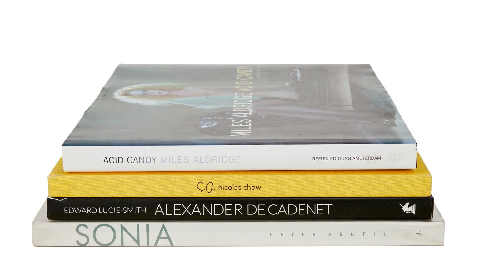 David Lynch | Artist Inscribed Photography Books (A): A group of artist-inscribed photography books from the personal home collection of David Lynch, bearing a "Studio David Lynch" stamp. The titles include: Nicholas Chow, Ca; Peter Arnell'