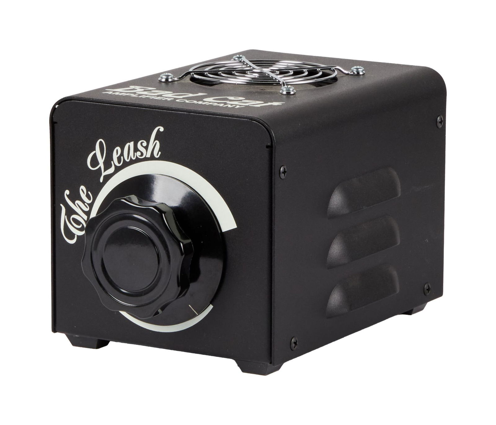 David Lynch | Bad Cat The Leash Guitar Amplifier Attenuator, Black: A Bad Cat The Leash guitar amplifier attenuator in black, used by David Lynch in his home studio. When placed between the amplifier and speaker cabinet, The Leash allows the guitarist to run their amp