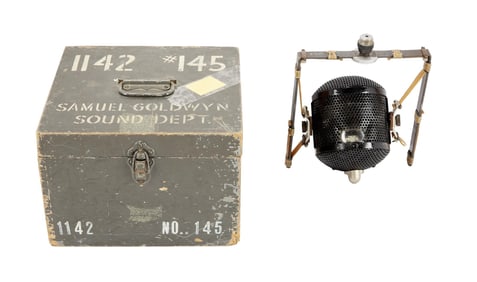 David Lynch | 1930s Western Electric RA-1142 Transmitter Ribbon Microphone In Samuel Goldwyn Case