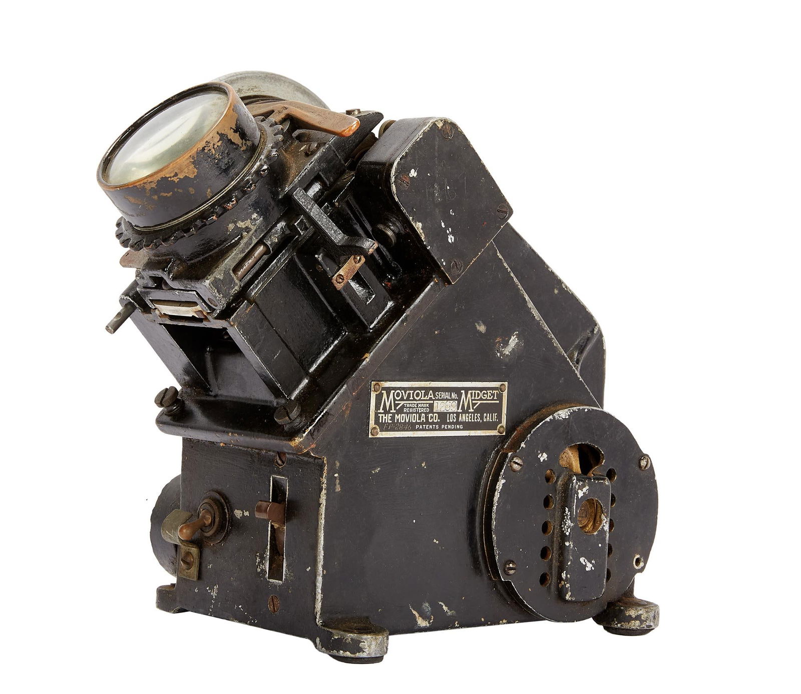 David Lynch | "Dune" Production Office Moviola Film Viewer: An original Moviola Midget (serial number: 1269) used for viewing 35mm film reels to assist in the editing process. This Moviola has been photo-matched, and can be seen displayed on the windowsill of