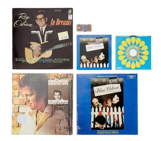 David Lynch | Personal Collection of "Blue Velvet" Related Record Albums