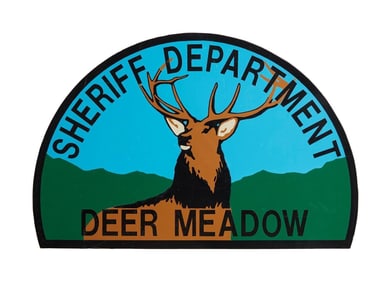 David Lynch | "Twin Peaks: Fire Walk With Me" Deer Meadow Sheriff Department Magnetic Decal Prop