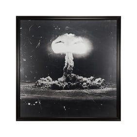David Lynch | "Twin Peaks: The Return" Screen-Matched Nuclear Bomb Framed Photo from Gordon Cole's