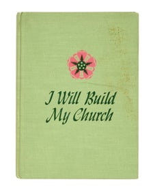 David Lynch | Lynch Signed Amy Lillie "I Will Build My Church" Book