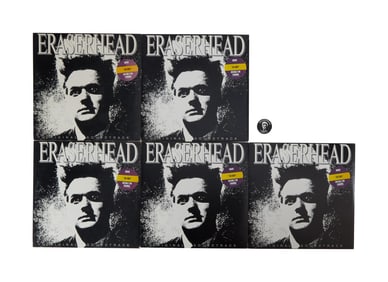 David Lynch | "Eraserhead" Five Rare Original Soundtrack Records with Vintage Button