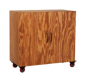 David Lynch | Homemade Wheeled Cabinet
