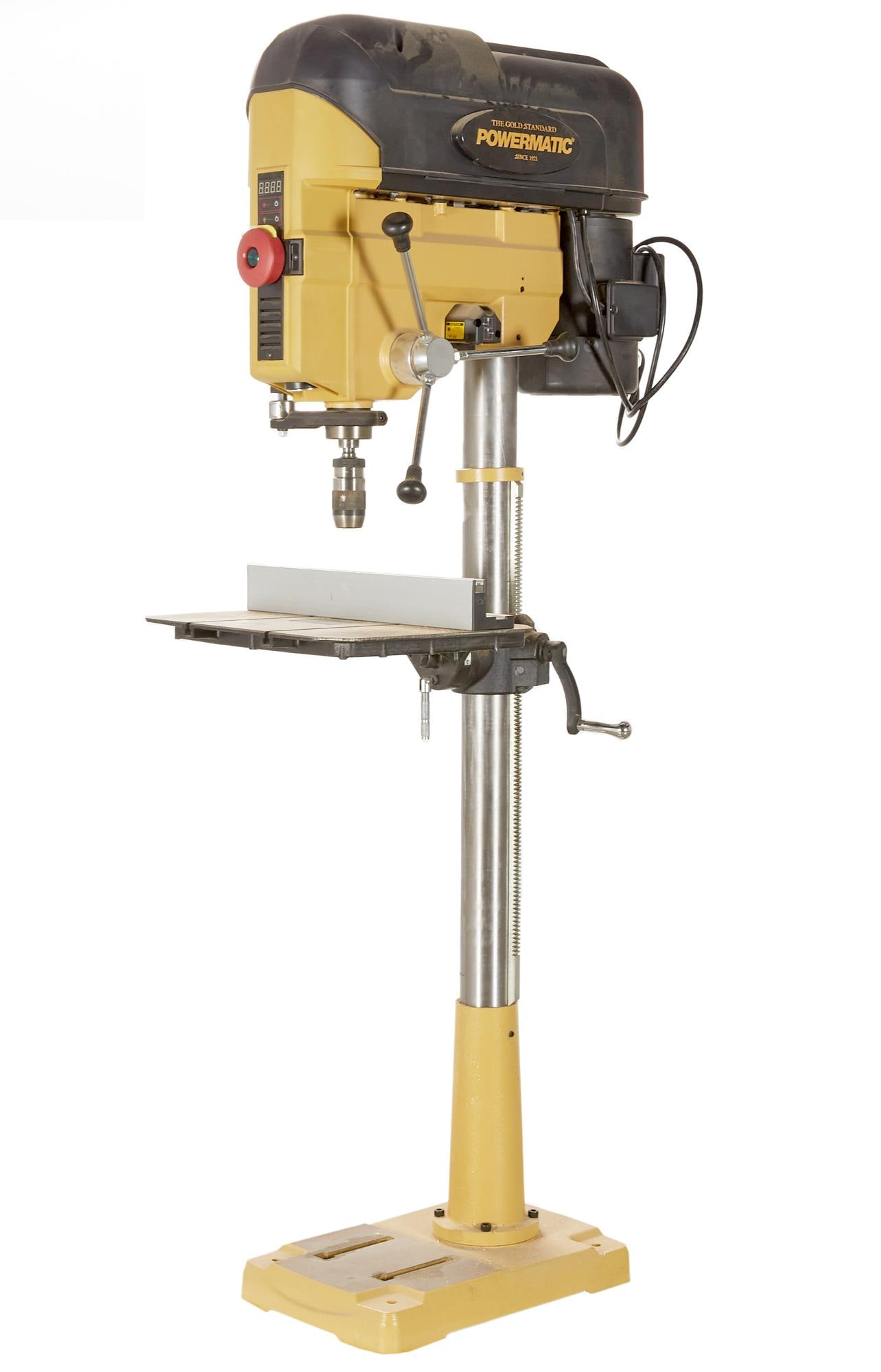 David Lynch | Powermatic Drill Press: A Powermatic brand PM2800B model drill press from David Lynch's art studio workshop (serial no. 15123Q21). A Powermatic brand PM2800B model drill press from David Lynch's art studio workshop (