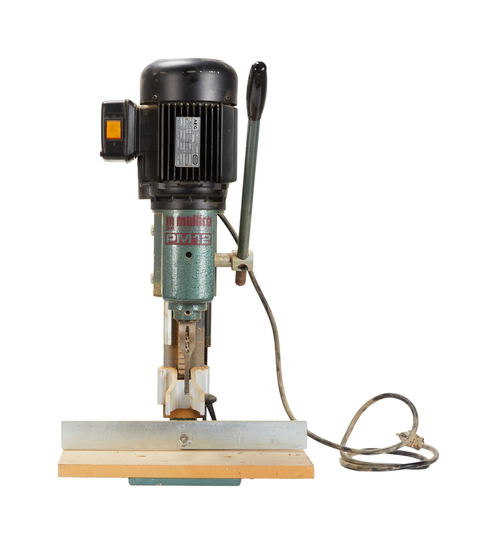 David Lynch | Multico Drill Press: A Multico brand PM12 model drill press from David Lynch's art studio workshop. A Multico brand PM12 model drill press from David Lynch's art studio workshop. PROVENANCE From The Estate of Davi