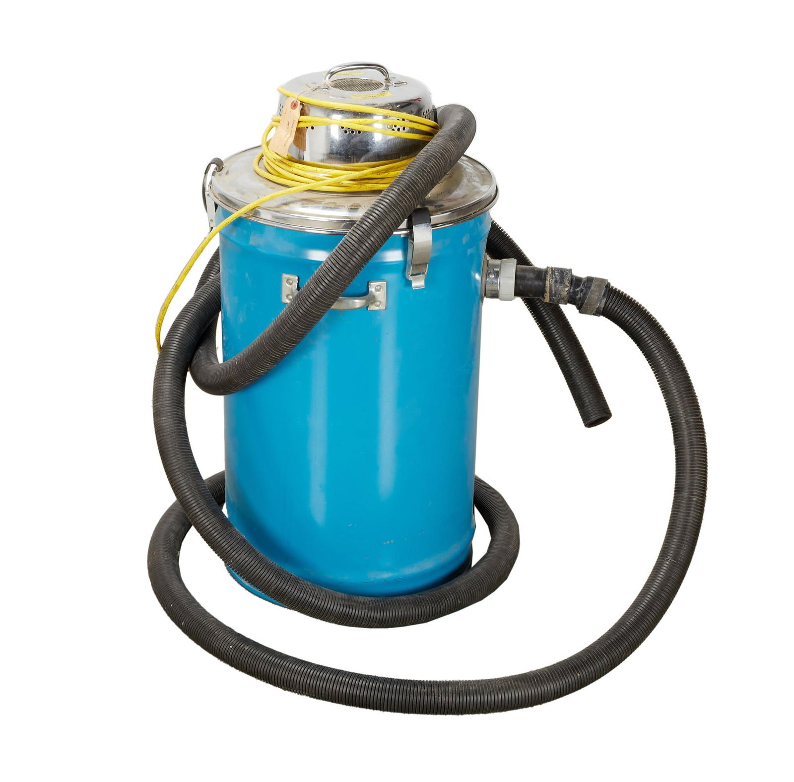 David Lynch | Industrial Shop Vacuum: An unbranded industrial vacuum cleaner from David Lynch's art studio workshop (model no. D2010BSP / serial no. P92A11918). An unbranded industrial vacuum cleaner from David Lynch's art studio