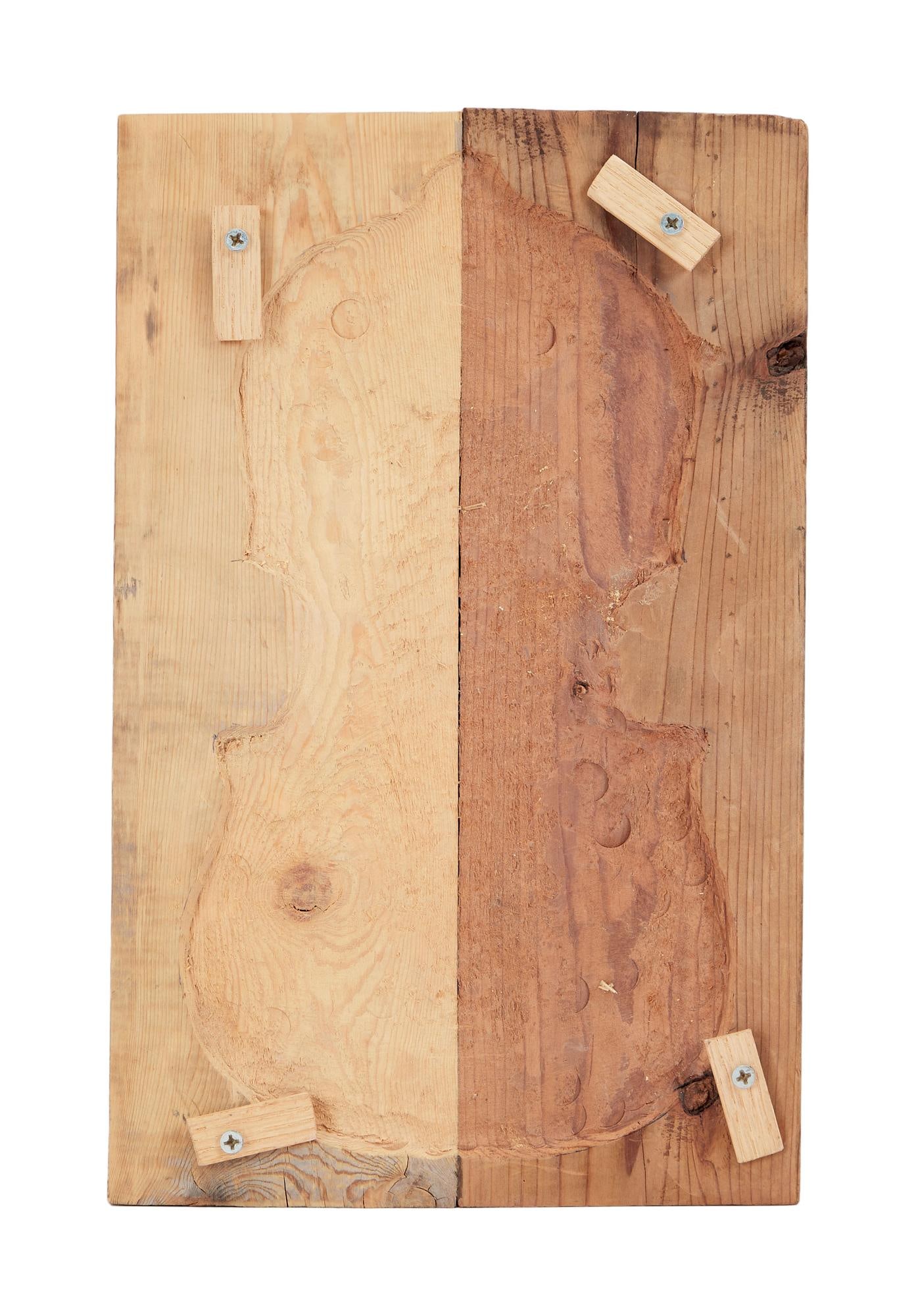 David Lynch | Donald Lynch Violin Shaping Mold: A wooden violin shaping mold from the home of David Lynch, likely assembled and carved by his father, Donald W. Lynch, who was a hobby luthier. A wooden violin shaping mold from the home of David Lync