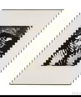 David Lynch | Man Ray Signed "Two Hands" Limited-Edition Print: A limited-edition print by Man Ray known as &quot;Two Hands,&quot; or &quot;Hands and Eggs.&quot; Signed by Man Ray in pencil to the lower right, and numbered to the lower left 48/125.&nbsp; A limited