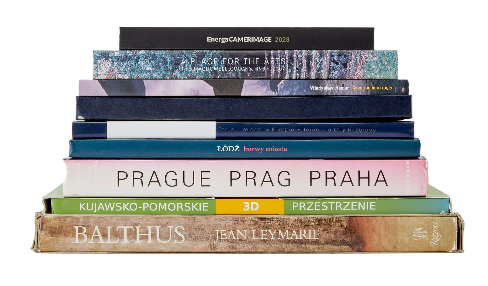 David Lynch | Art and Eastern Europe Reference Books: A group of art and Eastern Europe reference books from the personal home collection of David Lynch, bearing a "Studio David Lynch" stamp. The titles include: The Other Me: Storyboards,