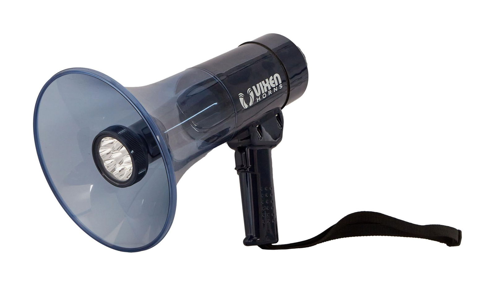 David Lynch | Vixen Horns Megaphone: A Vixen Horns megaphone from the home of David Lynch. This megaphone includes a siren function and a flashlight bulb in the center. A Vixen Horns megaphone from the home of David Lynch. This megaphone