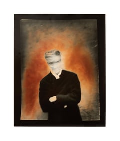 David Lynch | James Fee Signed and Gifted Esquire Magazine Monoprint Photo