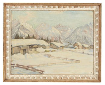 David Lynch | Hoyer Signed Winter Landscape Painting