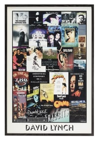 David Lynch | Mike Baldridge Gifted Lynch Filmography Print and Le Meurice Restaurant Gifted