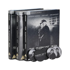 David Lynch | "The Elephant Man" Blu-Ray and Button Group
