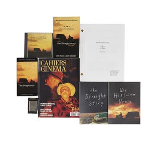 David Lynch | "The Straight Story" Script with Memorabilia