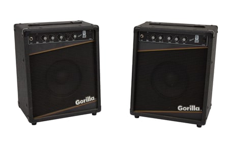 David Lynch | Pair of Gorilla GB-30 Bass Guitar Amplifiers
