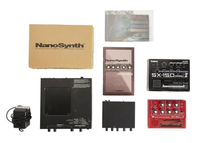 David Lynch | Lot of Three Synthesizers: Alesis Nanosynth, Gakken SX-150 Mark II, Roland JV-1010