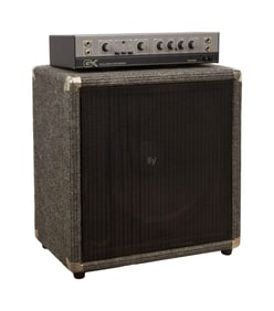 David Lynch | Galien-Krueger 200RB Bass Amplifier Head w/ Grey Carpet Speaker Cabinet