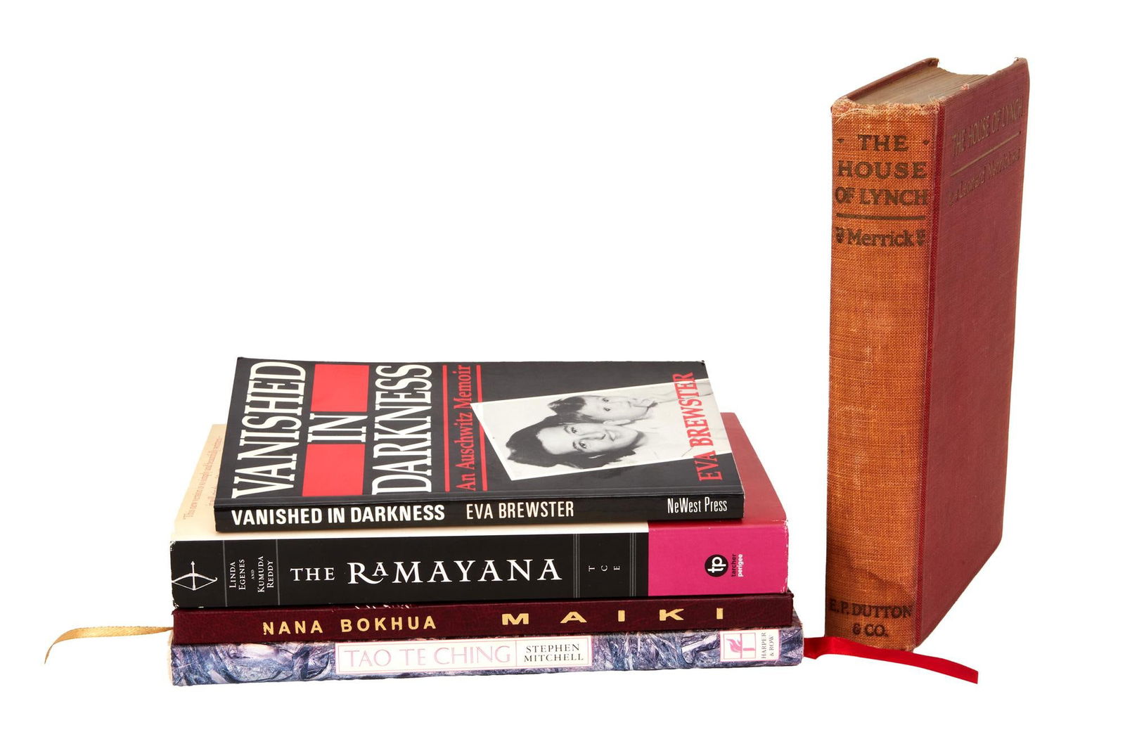 David Lynch | Author Inscribed Books: A group of author-inscribed books from the personal home collection of David Lynch, bearing a "Studio David Lynch" stamp. The inscribed titles include: Eva Brewster, Vanished in Darkness: An