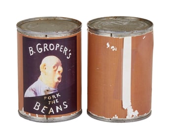 David Lynch | "B. Groper's Pork the Beans" Prop Cans from BlueBOB "Thank You Judge" Music Video (B)