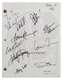 Star Trek: Enterprise | "Rogue Planet" Cast-Signed Script