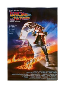 Back to the Future | Cast-Signed One Sheet Poster