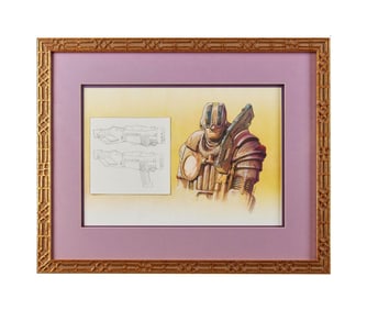 The Fifth Element | Patrice Garcia "Police Officer and Service Weapon" Concept Artwork