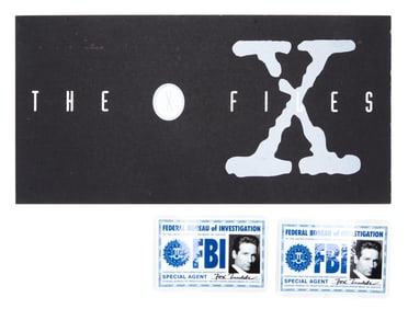 The X-Files | Fox Mulder (David Duchovny) FBI IDs and Production Vehicle Card