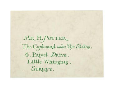 Harry Potter and the Sorcerer's Stone | Hogwarts Invitation Envelope Prop