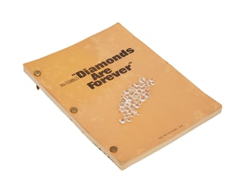 James Bond: Diamonds Are Forever | Script and Funeral Scene Diamond Props