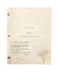 James Bond: A View to a Kill | Shooting Script