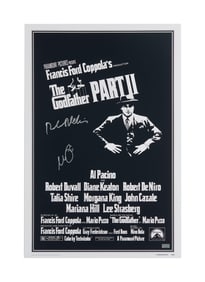 The Godfather Part II | Robert De Niro and Al Pacino Signed Poster